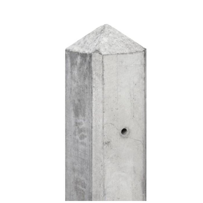 hoek-beton-paal-witgrijs-diamantkop
