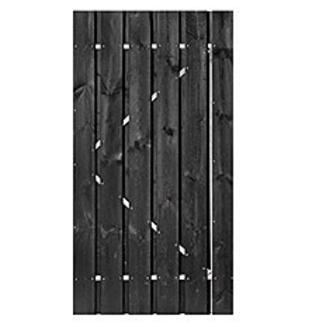tuinpoort-zwart-gedompeld-150cm